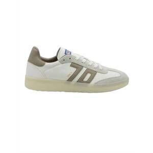 NEW BACK 70 men's boston 600 sneaker in white/ taupe